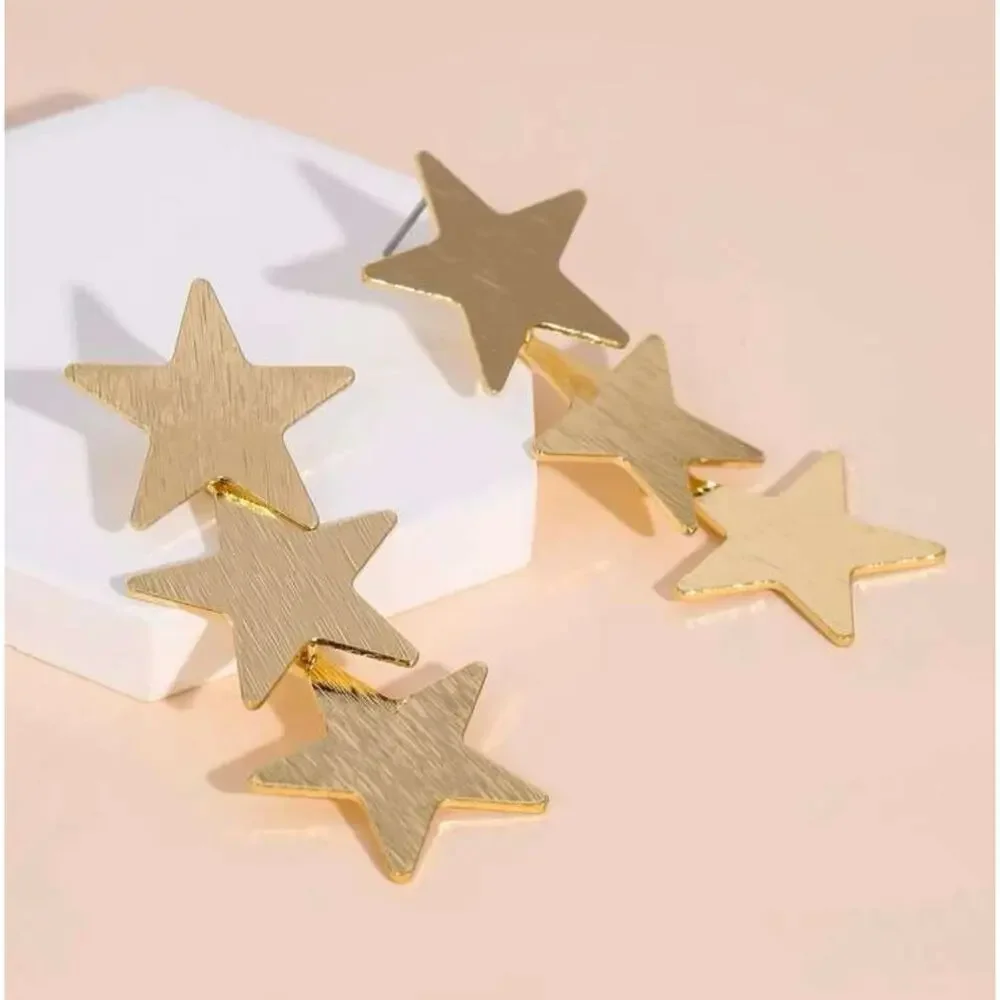 Star Drop Earrings